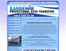 Tablet Screenshot of kandemirnakliyat.com.tr